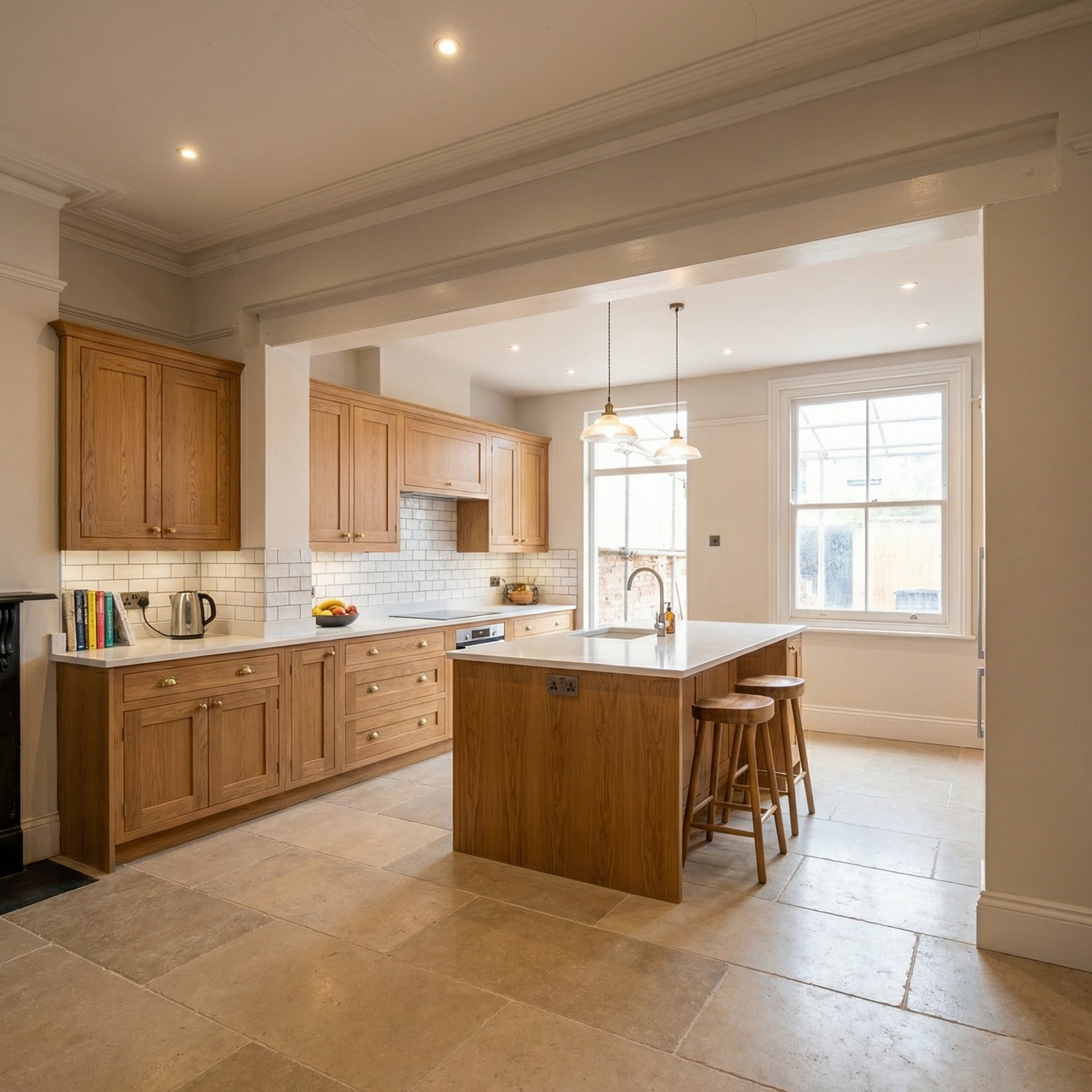 Edwardian end-of-terrace kitchen renovation in Liverpool
